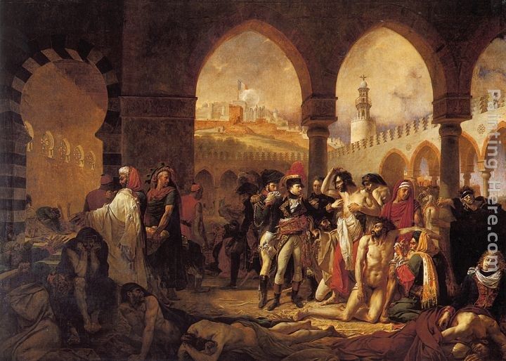 Antoine Jean Gros Bonaparte Visiting the Pesthouse in Jaffa, March 11, 1799